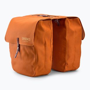 Чанта за велосипед Brooks England Brick Lane Panniers 30 l gooseback/maroon