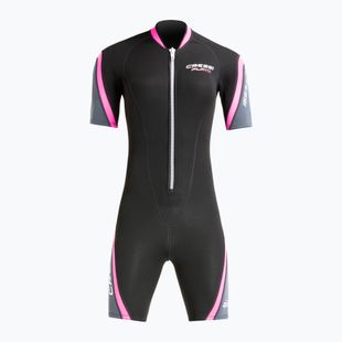 Дамски хидрокостюм Cressi Playa Shorty 2.5 mm black/pink