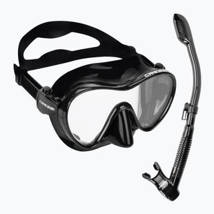 Комплект за гмуркане Cressi F1 + Supernova Dry black