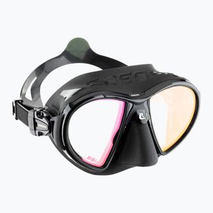 Маска за гмуркане Cressi Zeus Ultravision black / black / red lenses
