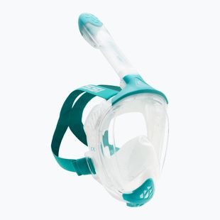 Mаска за цяло лице за шнорхелинг Cressi Java Full Face clear/aquamarine