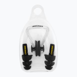 Комплект Cressi Aqua Тапи за уши + щипка за нос черен