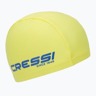 Детска шапка за плуване Cressi Tago lime/blue