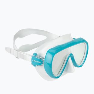 Дамска маска за гмуркане Cressi Honey 420 UV white/aquamarine/blue/orange
