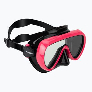Дамска маска за гмуркане Cressi Honey 420 UV black/fuchsia/blue/orange