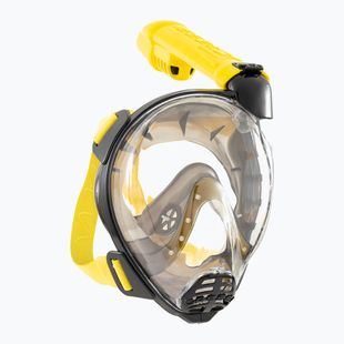 Цялолицева маска за шнорхелинг Cressi Komodo Full Face black/yellow