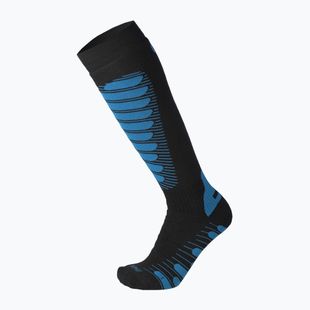Скиорски чорапи Mico Heavy Weight Superthermo Primaloft Merino Ski nero/azzurro