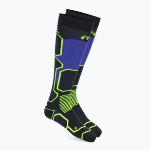Скиорски чорапи Mico Medium Weight Warm Control Ski nero/giallo fluo