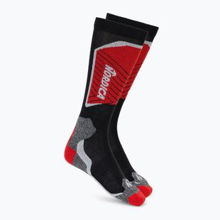 Детски скиорски чорапи Nordica Tech Junior black/ red/ white