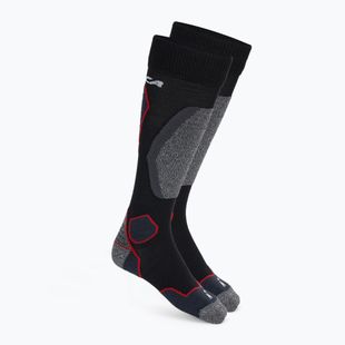 Мъжки скиорски чорапи Nordica High Performance 3.0 black/red/anthra