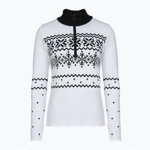 Дамски термо суитшърт Newland Groenlandia Half Zip white/black