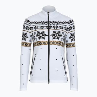 Дамски термо суитшърт Newland Jadis Full Zip white/black