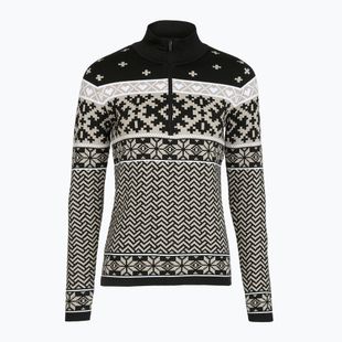 Дамски термо суитшърт Newland Kristel Half Zip black/stone