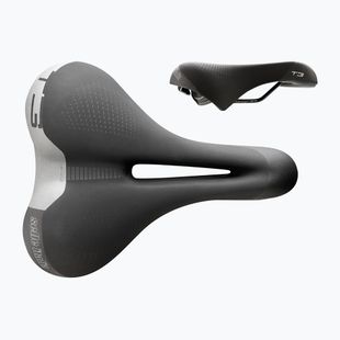 Седалка за велосипед Selle Italia Sportouring T 3 Flow, Fec Alloy Rail, Soft-Tek, Light Gel black