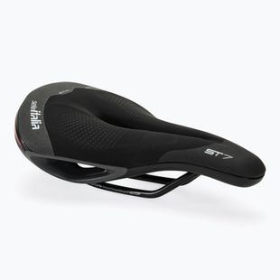 Седло за велосипед Selle Italia Sportouring ST 7 Superflow, Fec Alloy Rail, Soft-Tek, Light Gel black