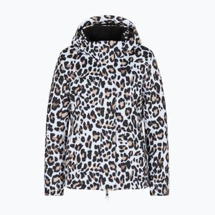 Дамско ски яке EA7 Emporio Armani Ski Kitzbuhel Softshell fancy white animalier