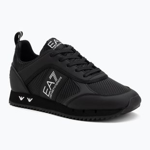 Обувки EA7 Emporio Armani Black & White Carbon triple black / silver logo