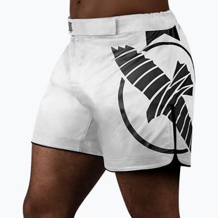 Мъжки тренировъчни шорти Hayabusa Icon Mid-Thigh MMA white/black