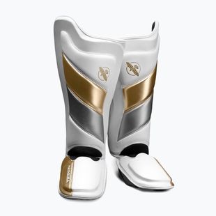 Hayabusa T3 Striking Shin Guards бяло и златно T3SSG