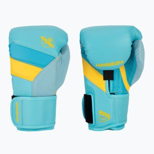 Боксови ръкавици Hayabusa T3 blue/yellow