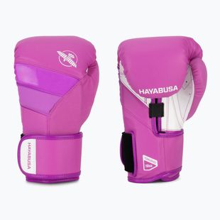 Hayabusa T3 Neon неоново лилави боксови ръкавици