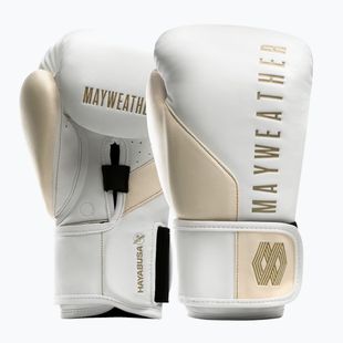 Hayabusa Mayweather Champ бели/златни боксови ръкавици