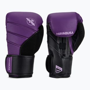 Hayabusa T3 лилави/черни боксови ръкавици