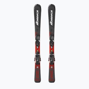 Детски ски за спускане със ски автомати Nordica Team JR (110-150) + J7.0 FDT black/red