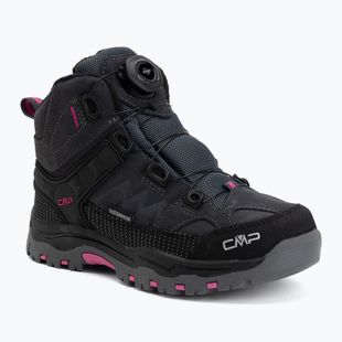 Детски обувки за трекинг CMP Kiruna Mid Fitgo Fleece Wp antracite/festival