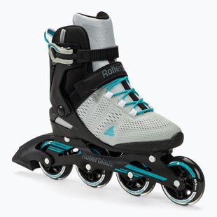 Дамски ролери Rollerblade Spark 80 grey/turquoise