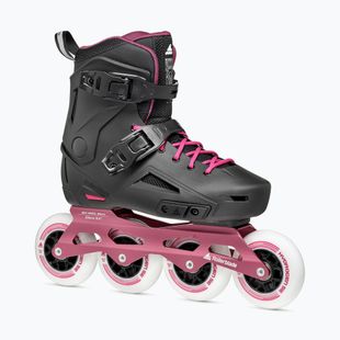 Дамски ролкови кънки Rollerblade Lightning 90 W black/sangria