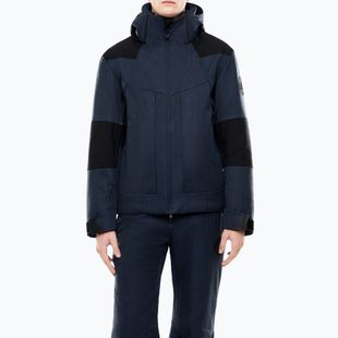 Мъжко скиорско яке EA7 Emporio Armani Elitary Fashion fancy blue herringbo