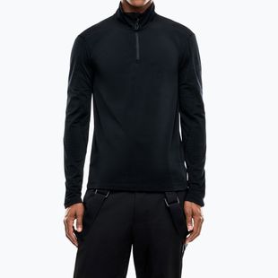 Мъжки скиорски суитшърт EA7 Emporio Armani Pure Powerstretch T-Top Half Zip black