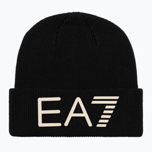 Зимна шапка EA7 Emporio Armani Mountain Logo Series Big Beanie black