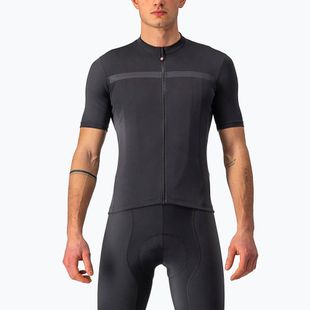 Мъжка колоездачна тениска Castelli Classifica light black