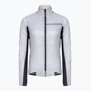 Дамско яке за колоездене Castelli Squadra Stretch silver gray/dark gray