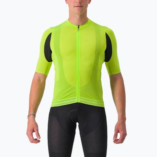Мъжка колоездачна фланелка Castelli Superleggera 3 electric lime