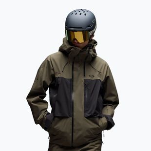 Мъжко сноуборд яке Oakley Baldface Gore-Tex deep olive/pitch black