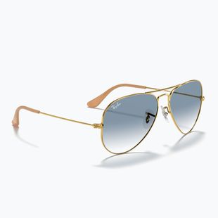 Слънчеви очила Ray-Ban Aviator Classic arista gold/light blue