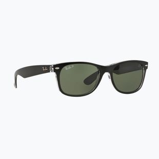 Слънчеви очила Ray-Ban New Wayfarer Classic matte black transparent/green g-15