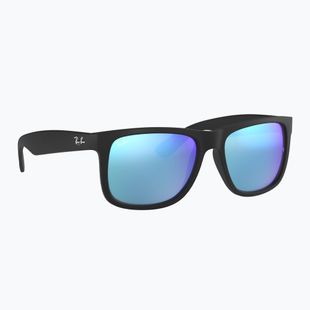 Слънчеви очила Ray-Ban Justin Classic matt black gum/blue mirror