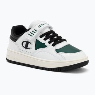 Детски обувки Champion RD25 Low B PS Low Cut white/highlighter greenblack