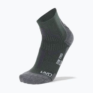 Мъжки чорапи Uyn Trekking 2IN Low Cut military/grey melange
