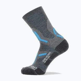 Дамски чорапи Uyn Trekking 2IN Merino Mid mid grey/turquoise