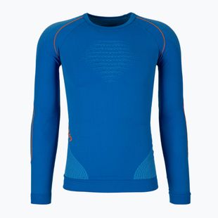 Мъжка термоактивна блуза UYN Evolutyon UW Shirt blue/blue/orange shiny