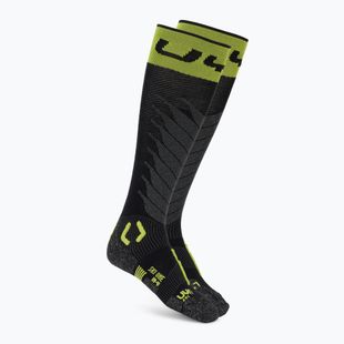 Мъжки скиорски чорапи UYN Ski One Merino black/lime