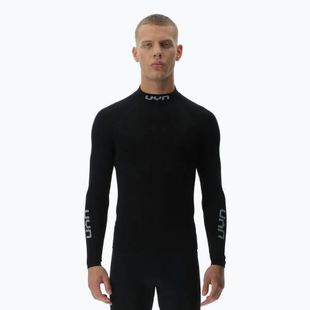 Мъжка термо блуза с дълъг ръкав UYN Elevatyon Biomorph LS Turtle Neck black