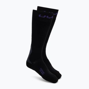Дамски скоирски чорапи UYN Ski One Alpine Merino Socks black/violet
