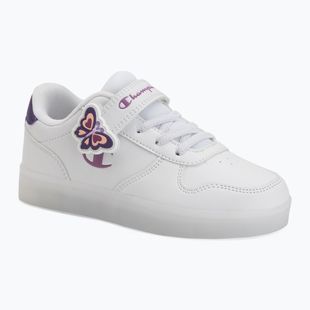 Детски обувки Champion GLW G PS Low Cut white/purple