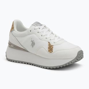Дамски обувки U.S. Polo Assn. BAYLE003C бяло/златно